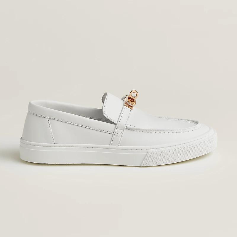 Giày Hermes Game Slip-On Sneaker Nữ Trắng